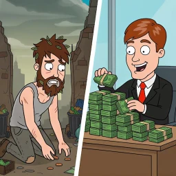 Poor to Rich: Hobo Simulator 图标