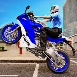 Motorbike 3D: Police Bike Game 图标